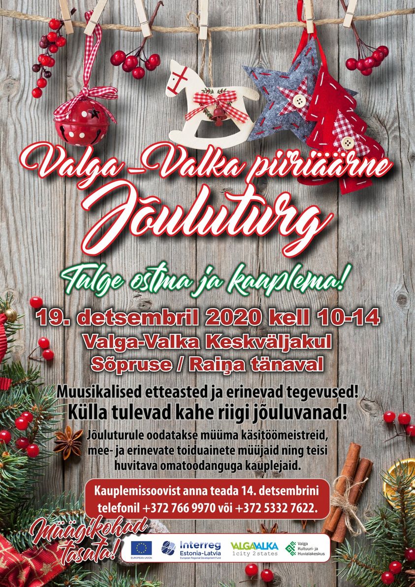 ValgaValka cross-border Christmas market - Visit Valga Valka